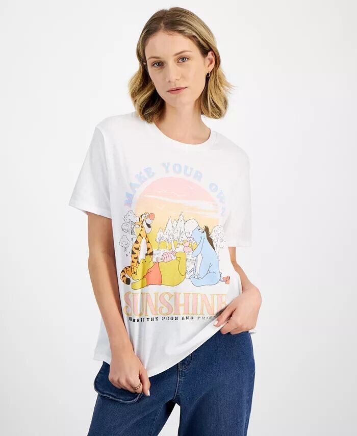 

Футболка с круглым вырезом Winnie The Pooh Paradise для юниоров Disney, белый