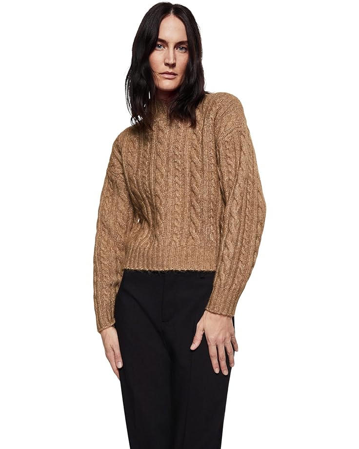 Свитер MANGO Eyre Sweater, коричневый