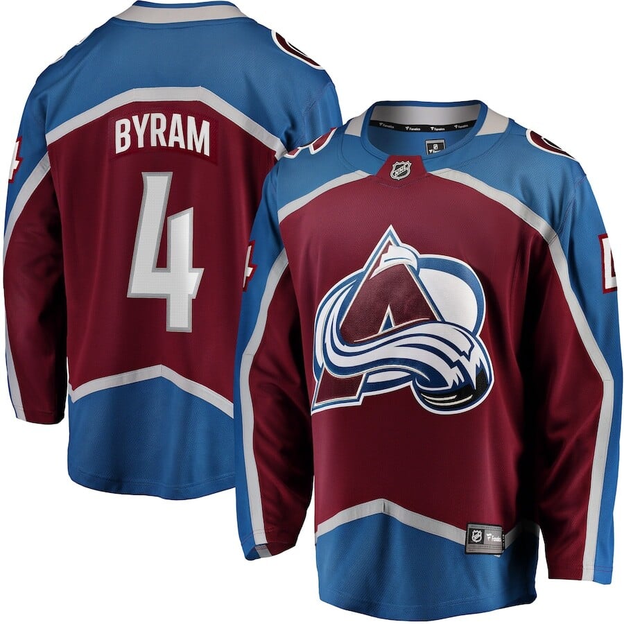 

Джерси Fanatics Branded Colorado Avalanche, бордовый
