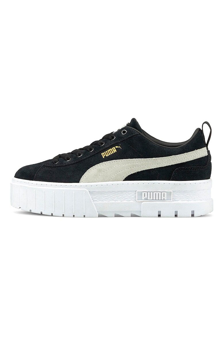 

Замшевые кроссовки Mayze на плоской платформе Puma, белый