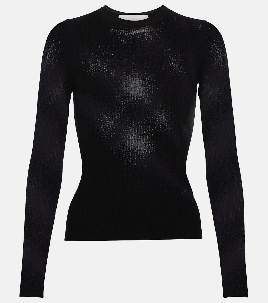 

Полупрозрачный топ DION LEE, черный