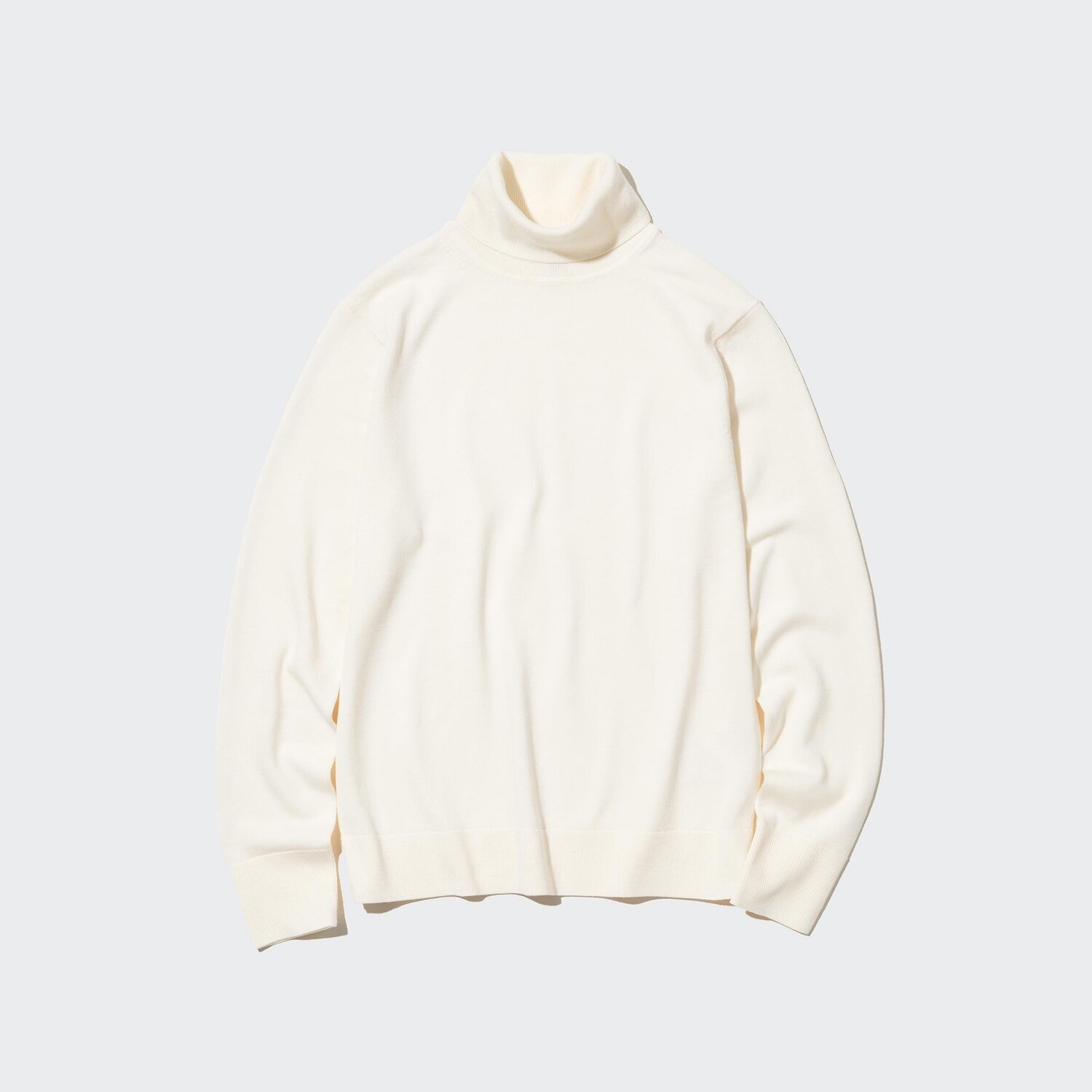 

Свитер Uniqlo женский из шерсти мериноса, слоновая кость, Бежевый