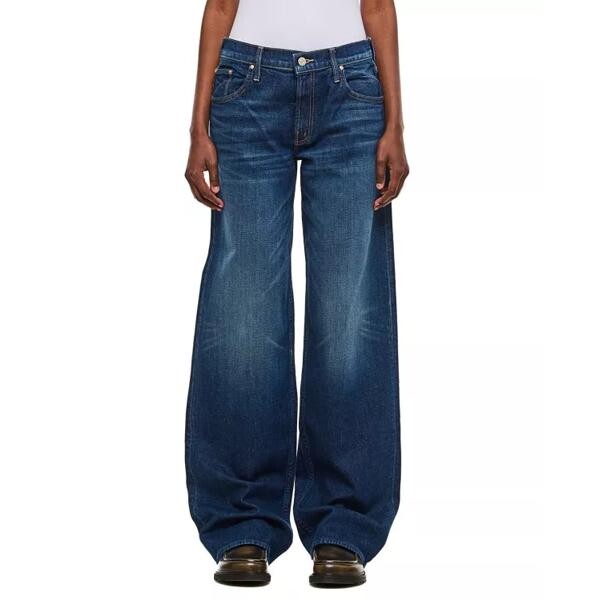 

Джинсы the down low spinner heel denim pants Mother, синий