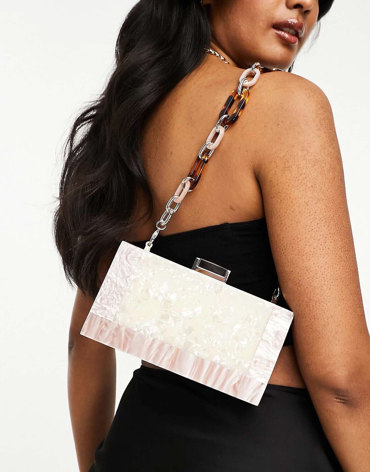 

Цветной прозрачный клатч Ted Baker Plassie
