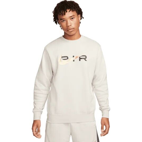 

Толстовка Nike Air Fleece Crew, коричневый