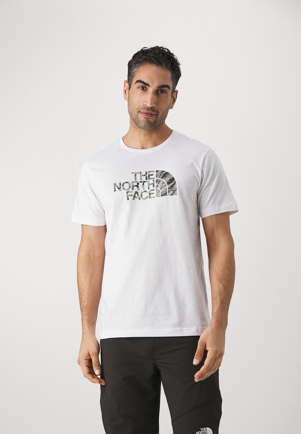 

Футболка с принтом Easy The North Face, цвет white/black