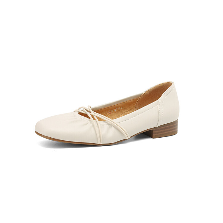 

Туфли женские повседневные Women's Casual Shoes Women's Balletcat, кремовый