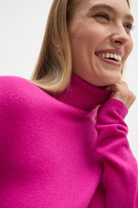 

Шерстяной свитер United Colors of Benetton, розовый