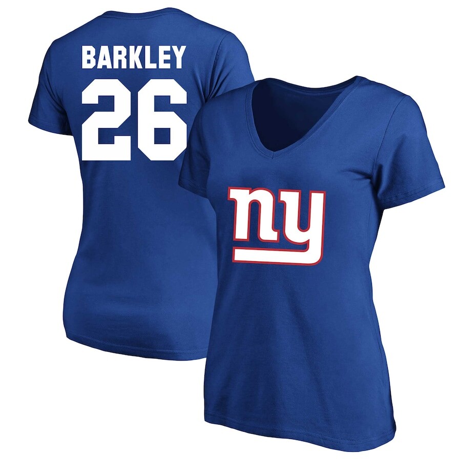 

Футболка с именем и номером Fanatics Branded New York Giants, роял