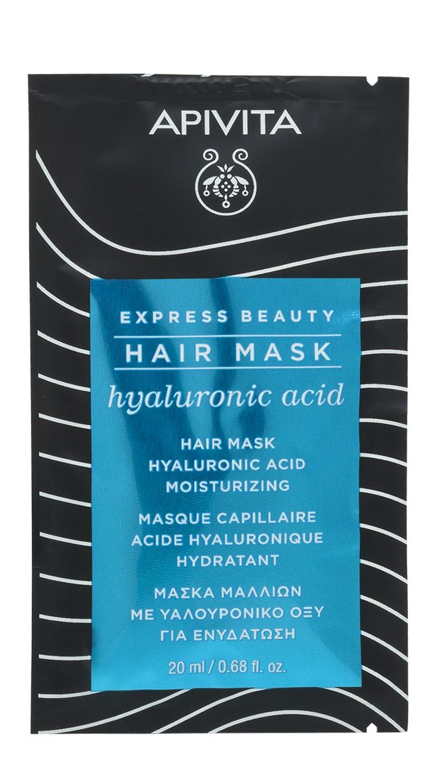 маска для волос apivita express beauty hyaluronic acid 20 мл Apivita Express Beauty Hyluronic Acid маска для волос, 20 ml