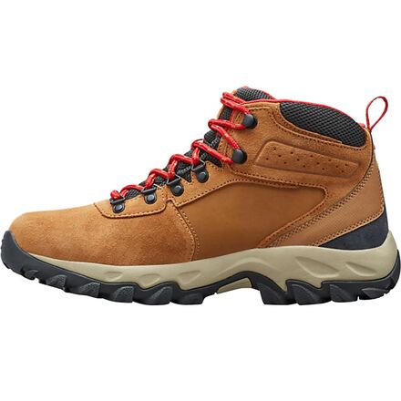 

Широкие походные ботинки Newton Ridge Plus II Suede WP мужские Columbia, цвет Elk/Mountain Red