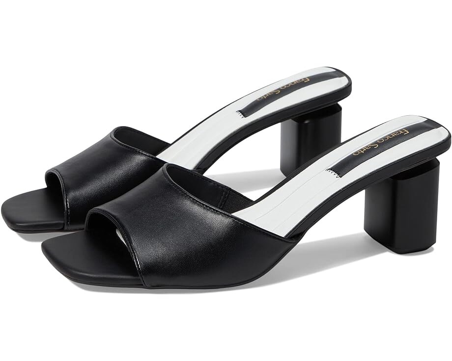 Туфли Franco Sarto Linley, черная кожа туфли franco sarto primrose ankle strap черная кожа