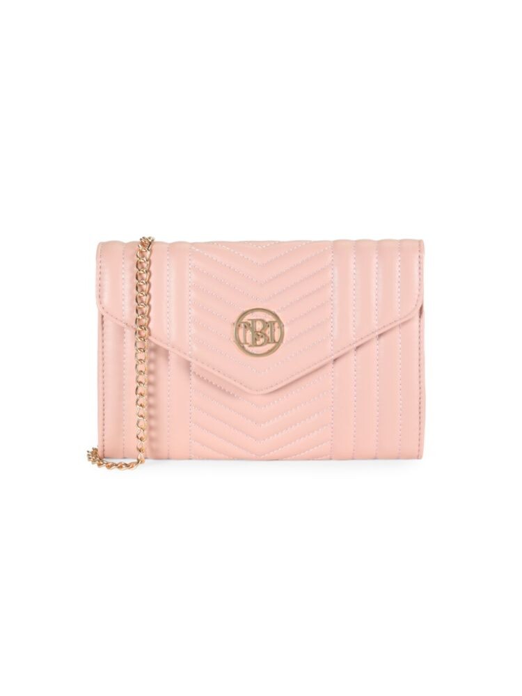 

Стеганая сумка через плечо Badgley Mischka, цвет Blush