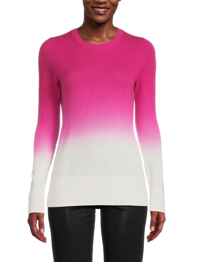 

Свитер из 100% кашемира с эффектом омбре Saks Fifth Avenue, цвет Hibiscus Ombre