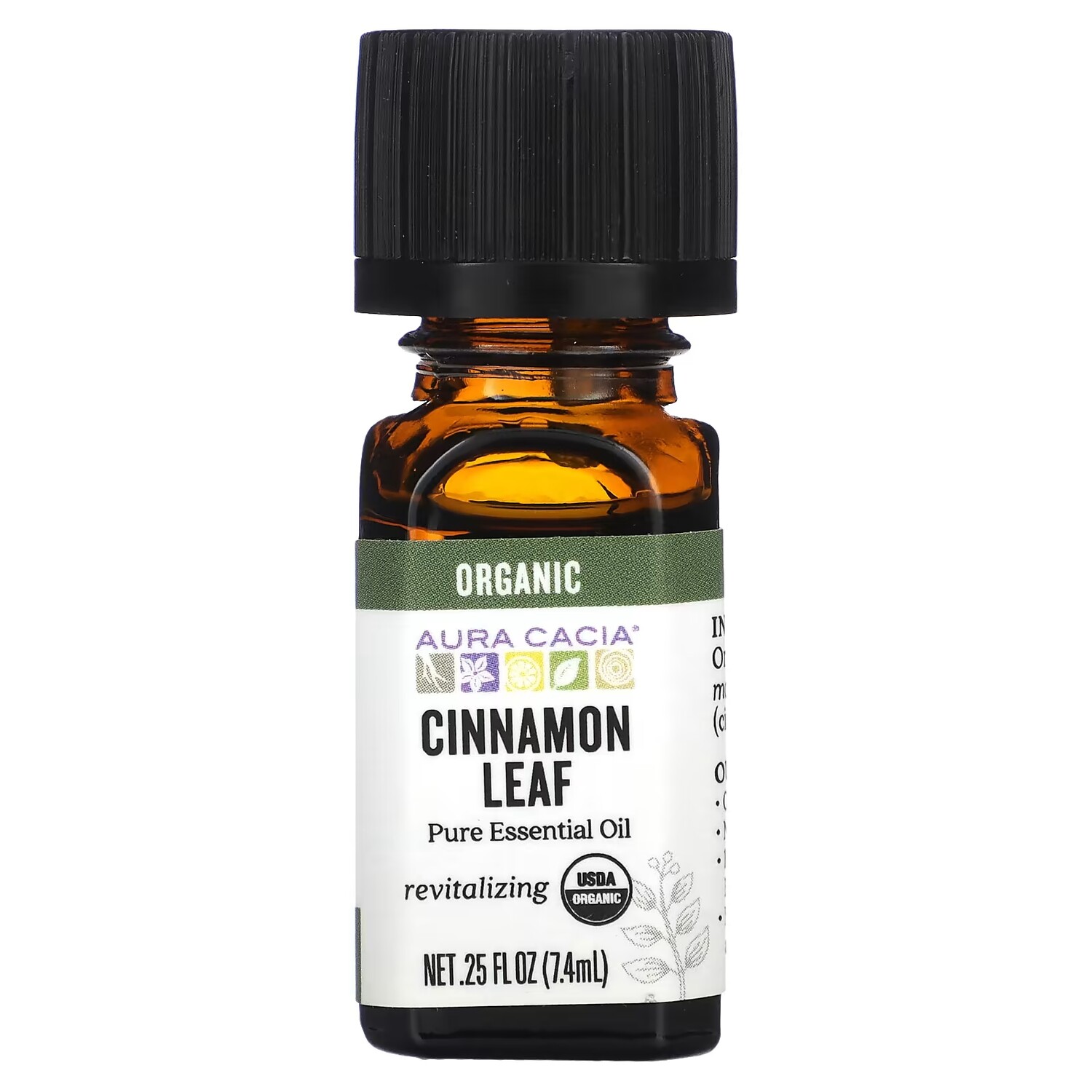 

Эфирное масло Aura Cacia лист корицы, 7, 4мл