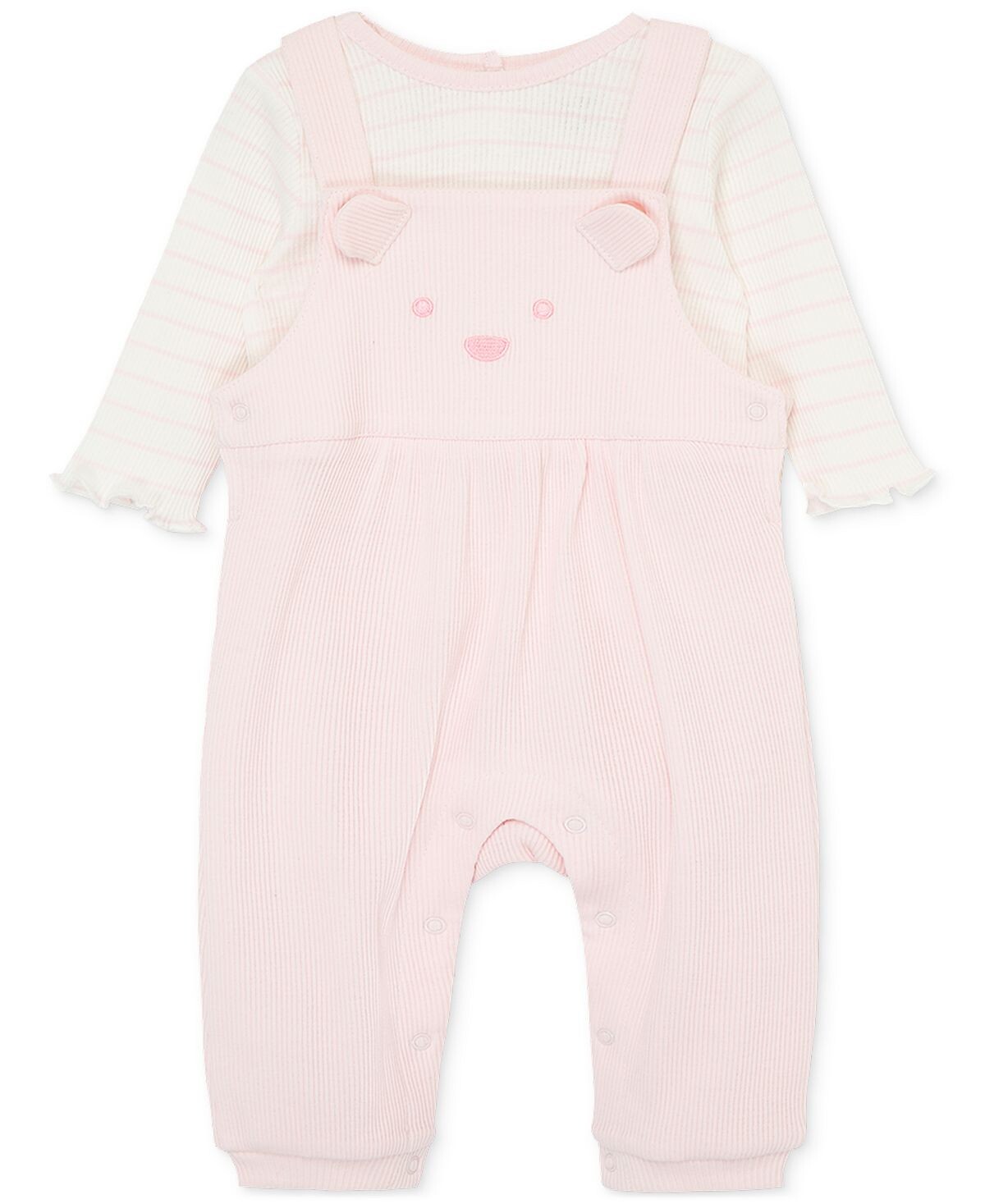 

Хлопковый топ и комбинезон Baby Girls Charms, комплект из 2 предметов Little Me