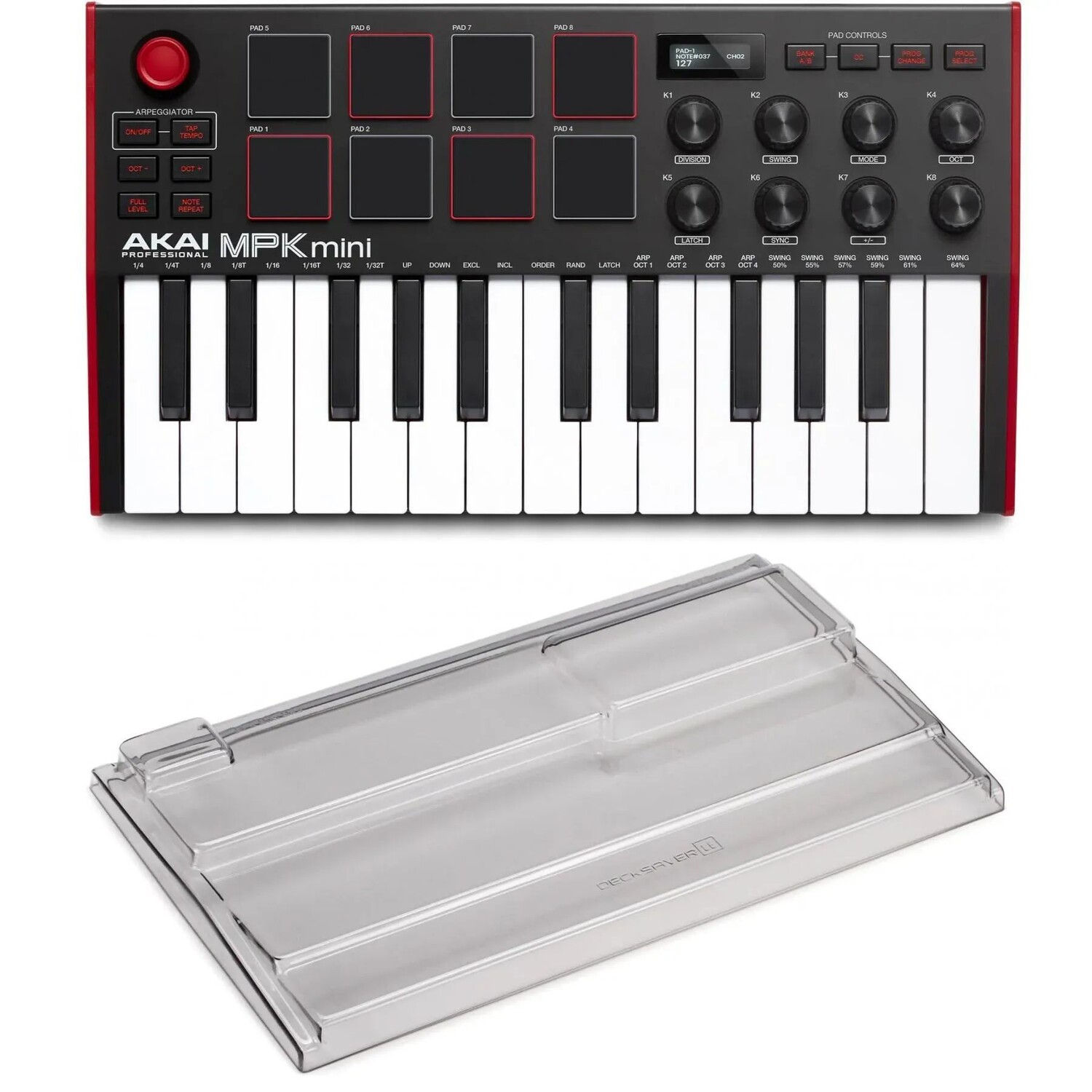 

Akai Professional MPK Mini MK III 25-клавишная клавиатура-контроллер с крышкой Decksaver
