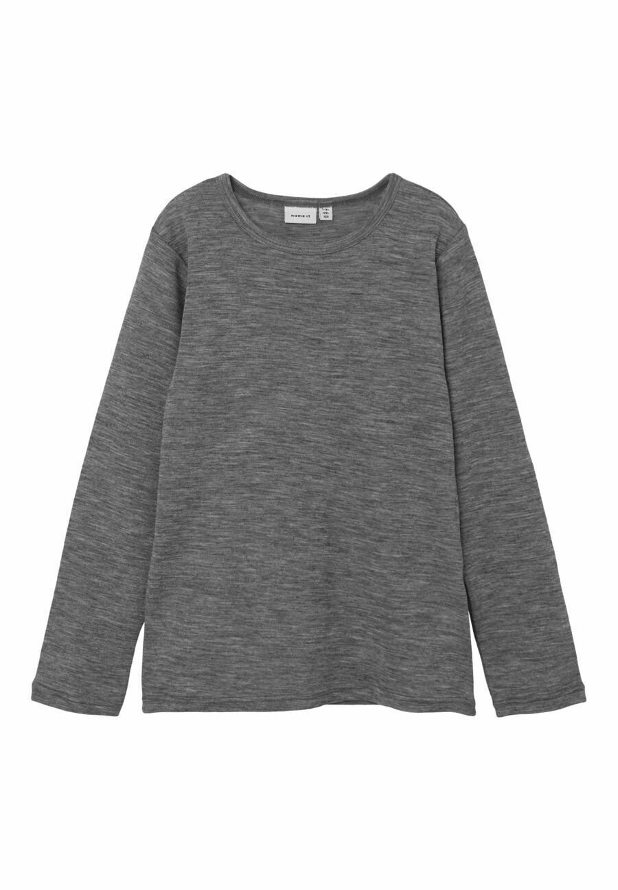 

Рубашка с длинным рукавом Name it, цвет dark grey melange