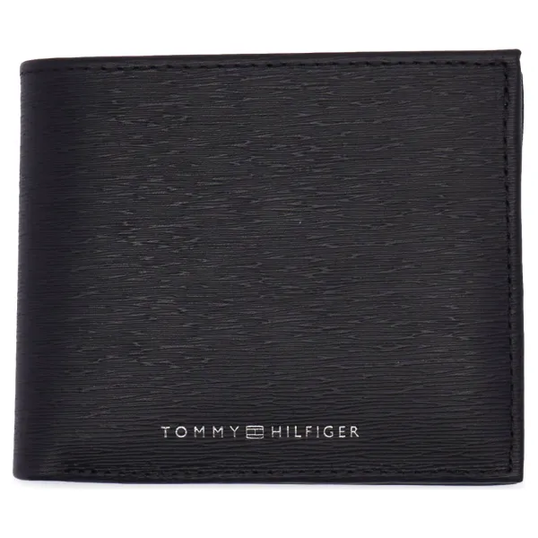 

Кожаный кошелек Tommy Hilfiger, черный