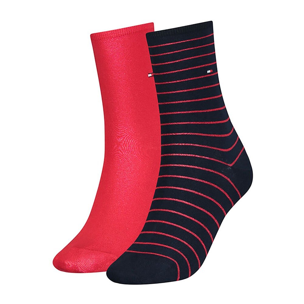 

Носки Tommy Hilfiger Small Stripe Classic 2 шт, красный