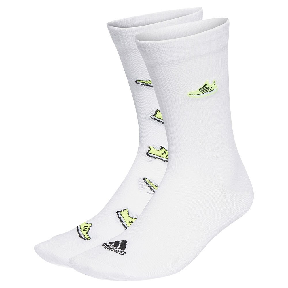 

Носки adidas Run X Ultraboost Shoe Love Graphic 2 шт, белый