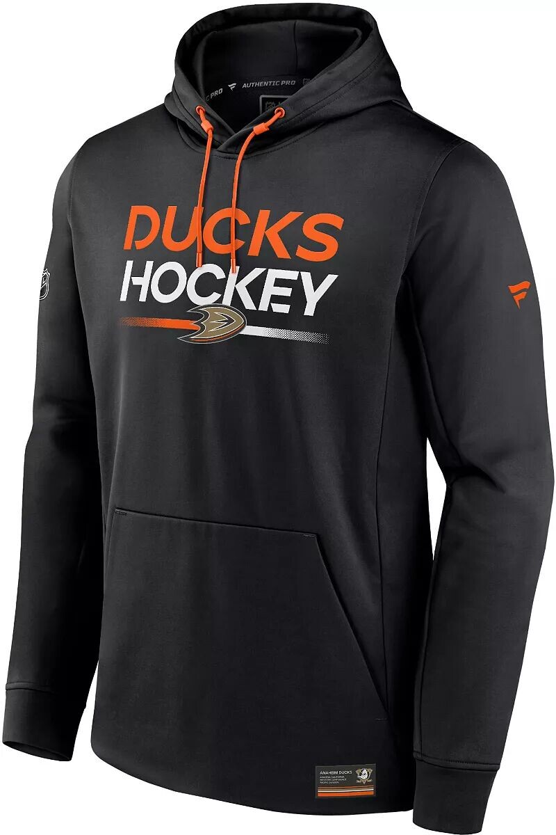 

Черная толстовка с капюшоном NHL Anaheim Ducks Authentic Pro Rink