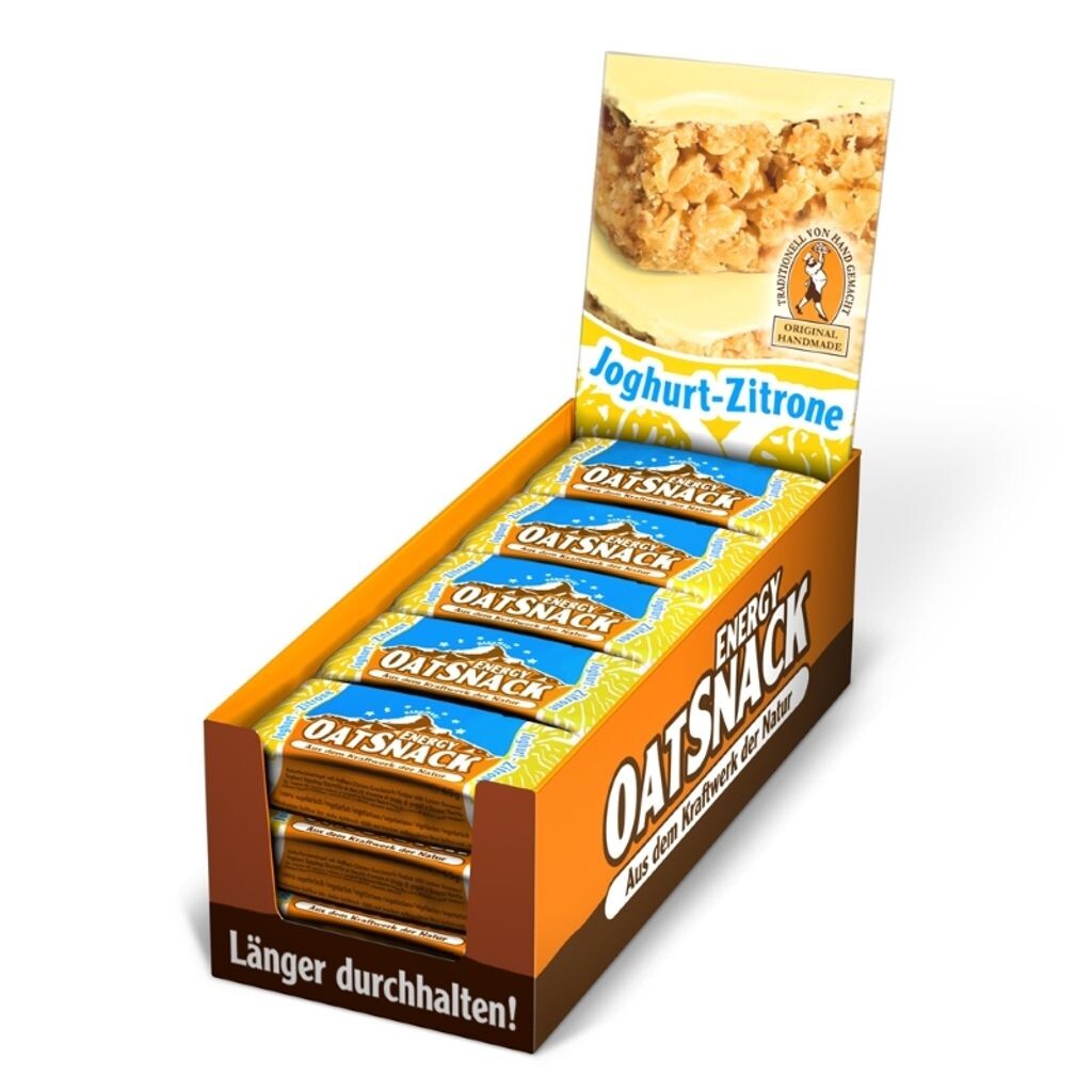 

Батончик Davina Oat Snack Bar, дисплей, 15x65 г, йогурт, лимон