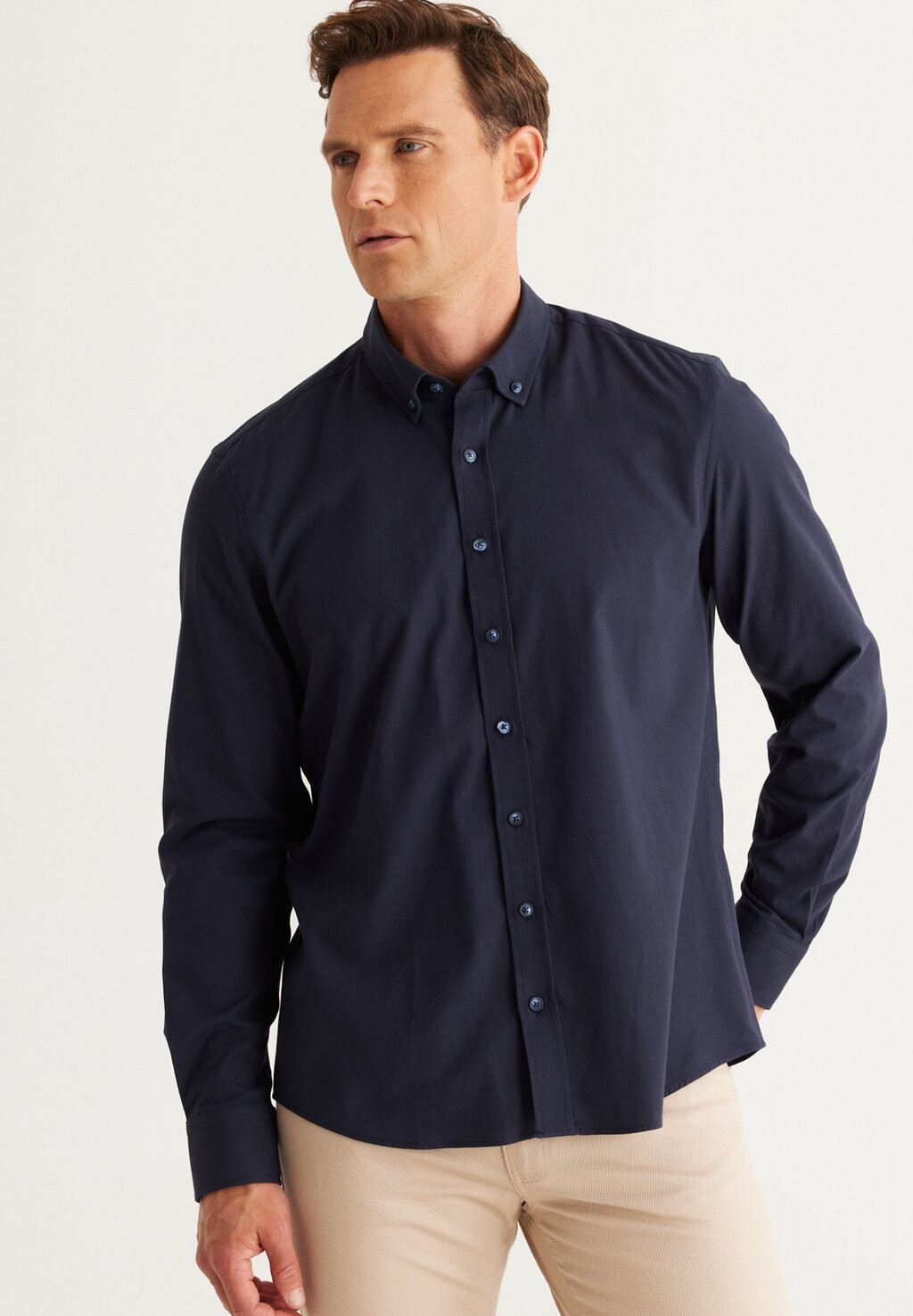 

Рубашка GABARDINE AC&CO / ALTINYILDIZ CLASSICS, цвет Slim Fit Shirt-Gabardine