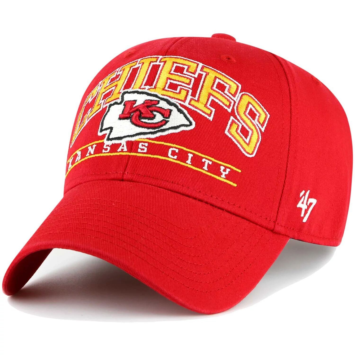 

Мужская красная регулируемая кепка Kansas City Chiefs Fletcher MVP '47