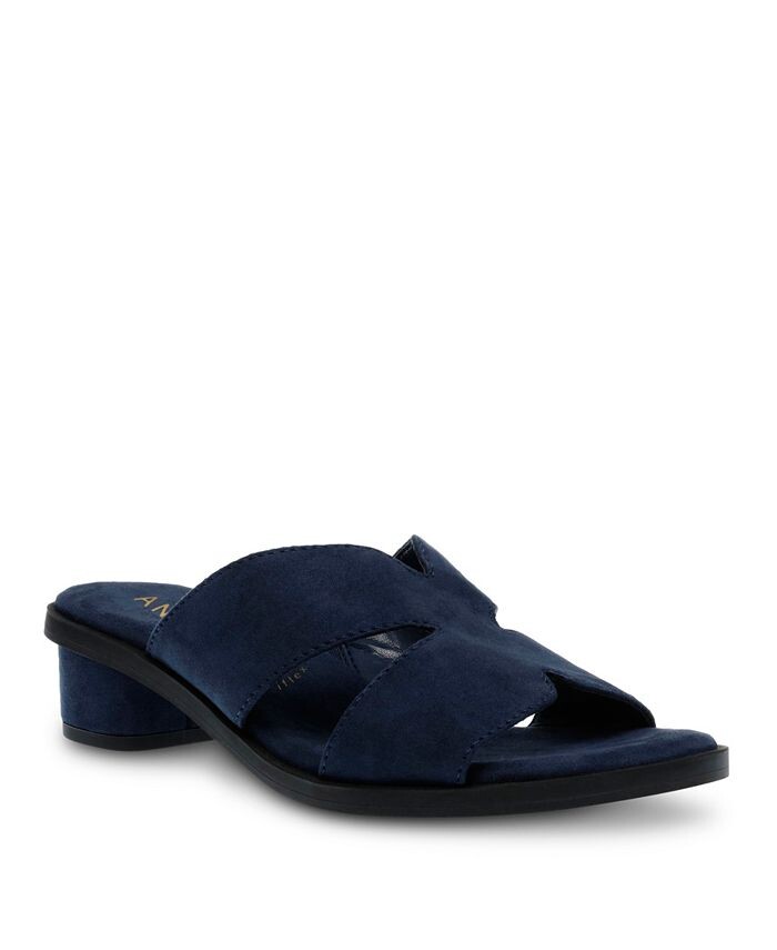 

Женские шлепанцы Timmy на блочном каблуке Anne Klein, синий