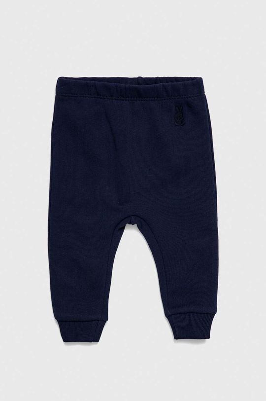 Хлопковые брюки для новорожденных United Colors of Benetton, темно-синий брюки united colors of benetton размер l черный