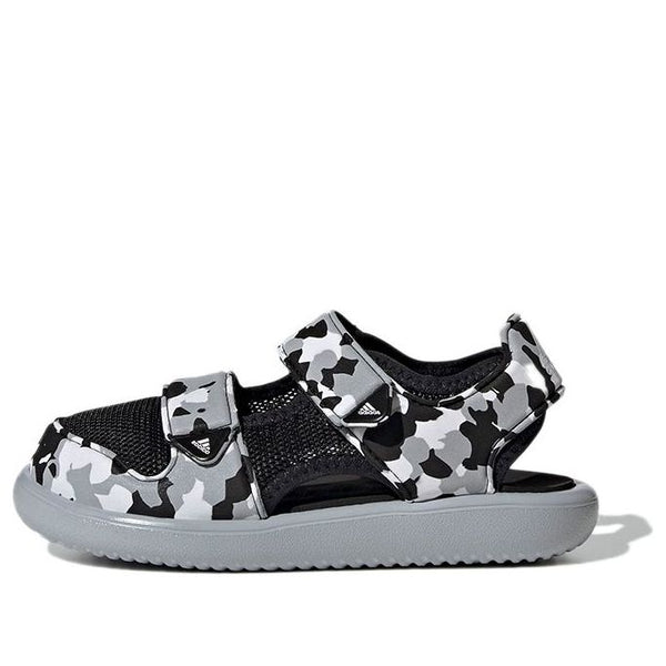 цена Сандалии (PS) adidas Comfort Casual Sports Black Gray Sandals 'Black Gray', черный