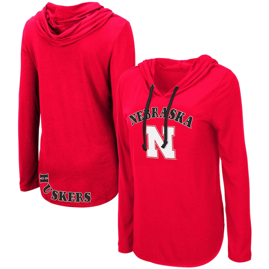 

Футболка с длинным рукавом Colosseum Nebraska Huskers, алый