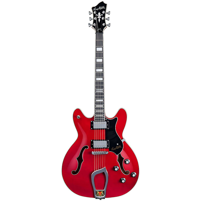 Электрогитара Hagstrom Viking Semi-Hollowbody Electric Guitar - Wild Cherry электрогитара hagstrom vik wct viking semi hollow electric guitar cherry red