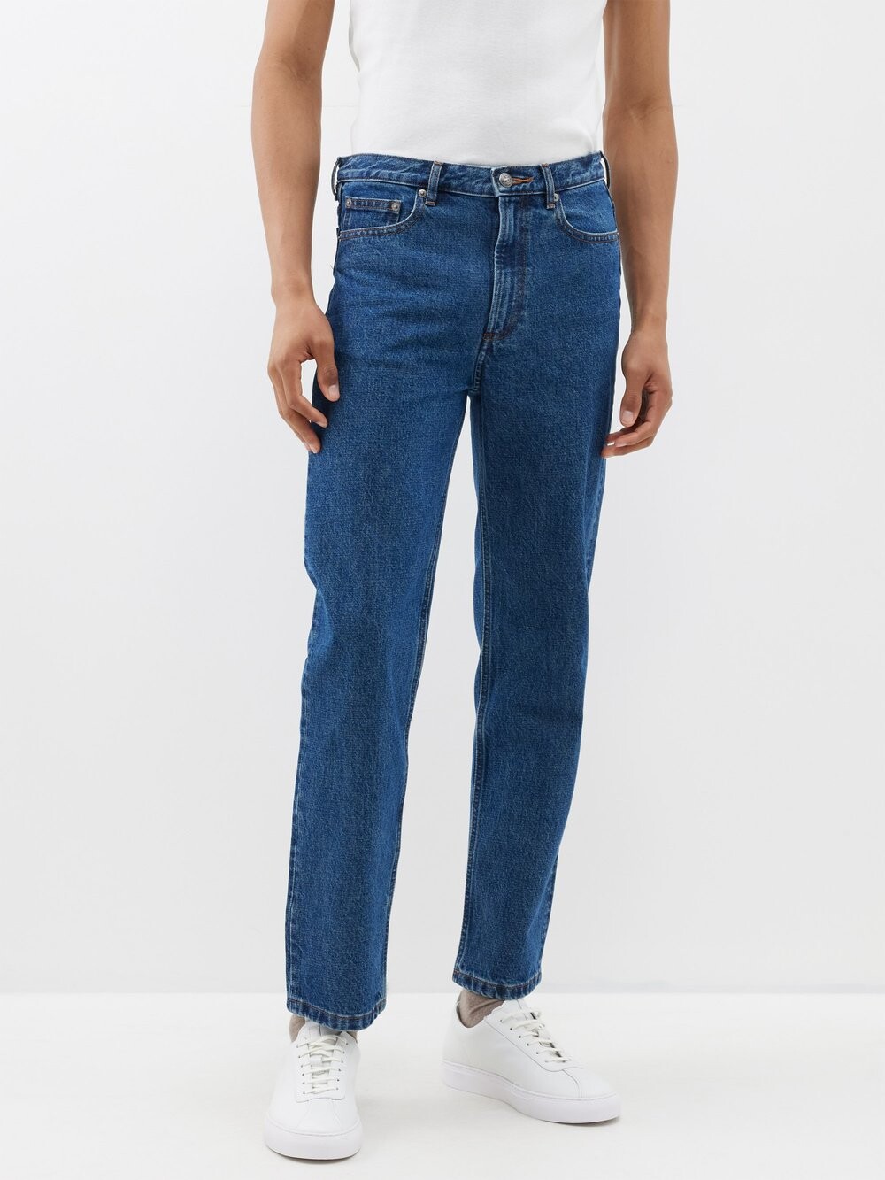 

Джинсы прямого кроя martin A.P.C., синий