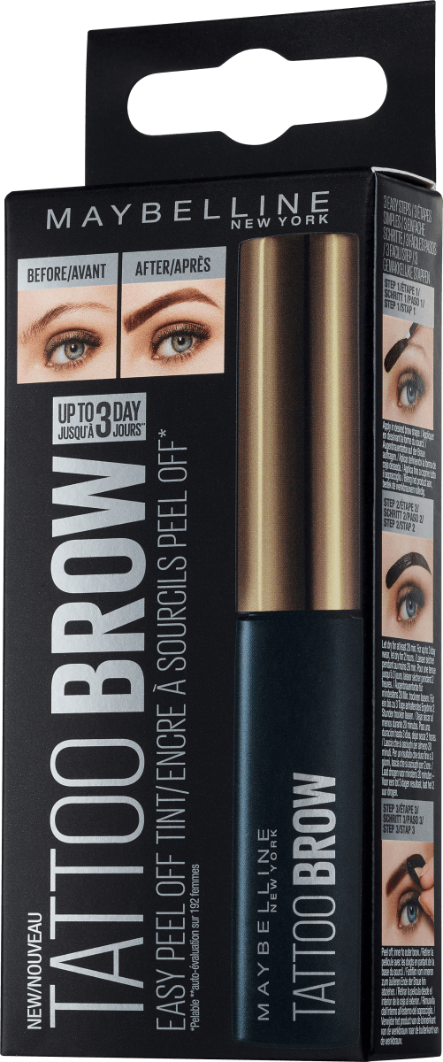 Maybelline tattoo для бровей. Maybelline New York Tattoo Brow 03 Medium Brown. Maybelline New York Tattoo Brow easy Peel off. Maybelline Tattoo Brow Medium Brown. Краска для бровей мейбелин тату Браун.