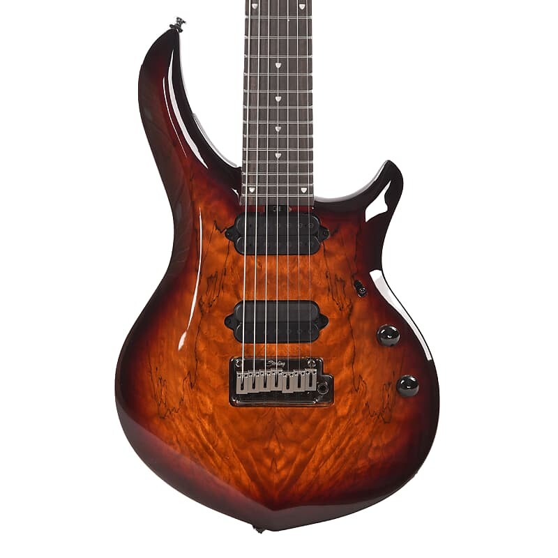 

Электрогитара Sterling by Music Man MAJ270X John Petrucci Majesty 7-String Spalted Maple Blood Orange Burst