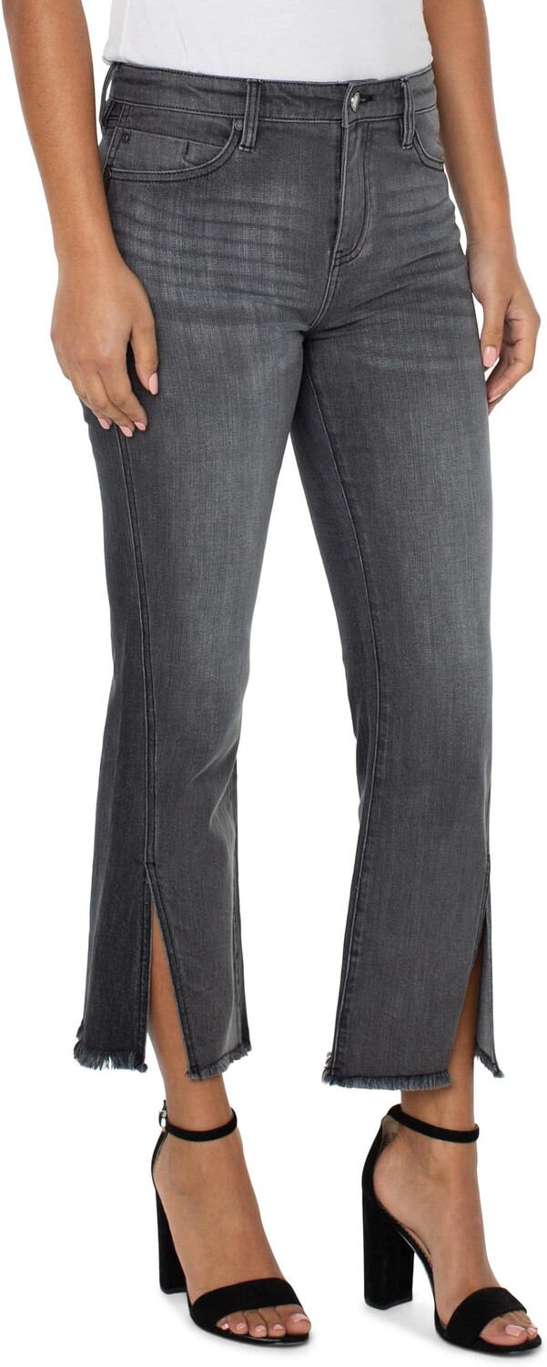 

Джинсы Hannah Crop Flare with Forward Seamed Slit in Morel Liverpool Los Angeles, цвет Morel