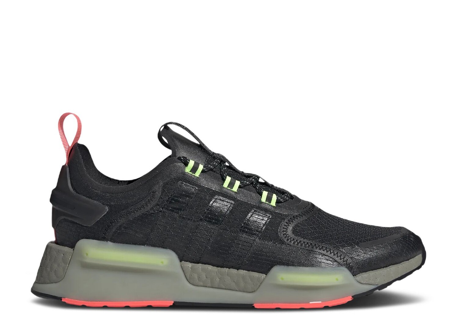 

Кроссовки adidas Nmd_V3 'Black Signal Green', черный, Черный;серый