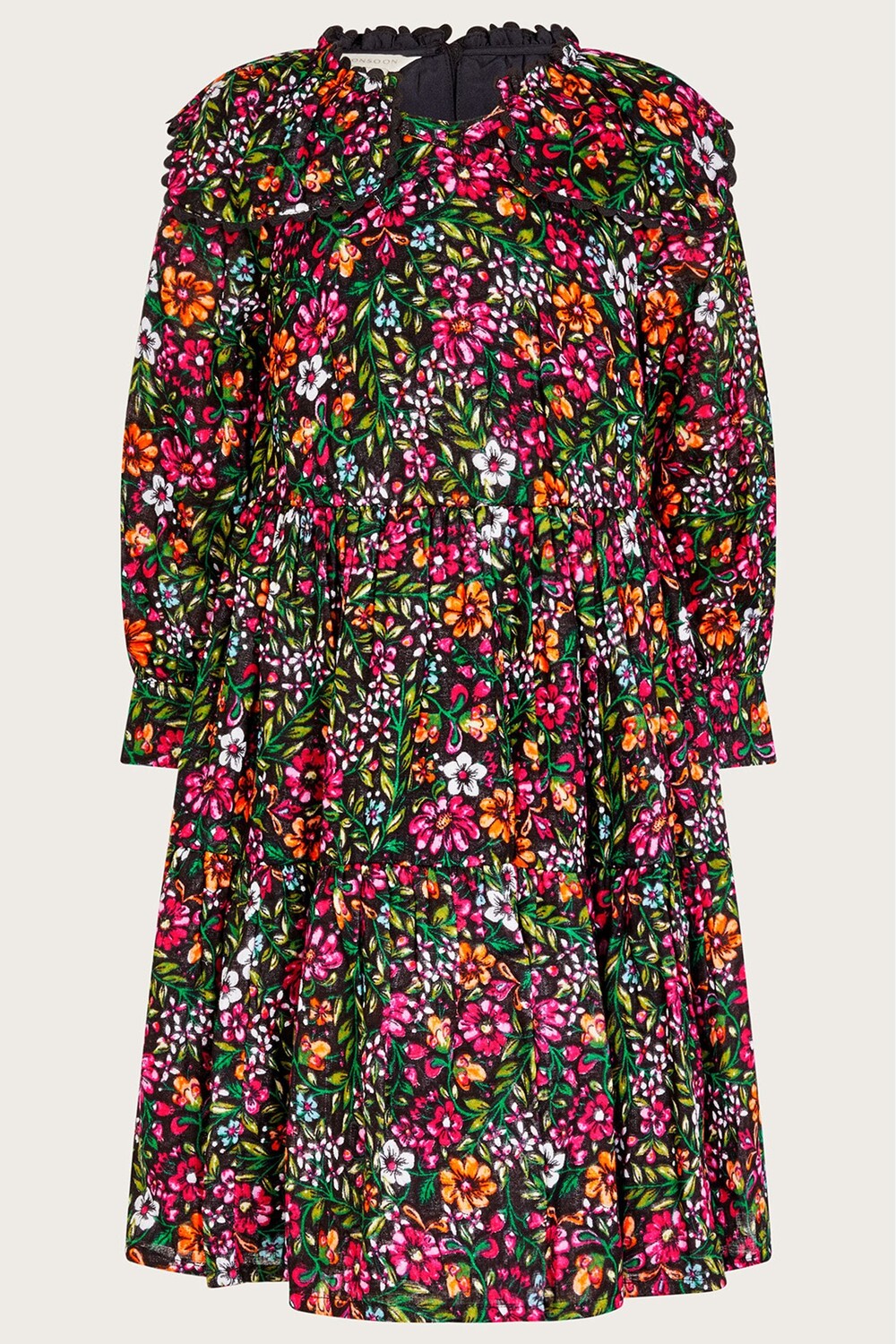 

Платье с цветочным принтом Boutique Audrey Monsoon, черный