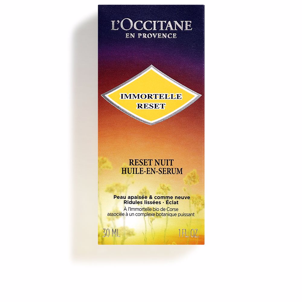 Reset nuit serum. Сыворотка loccitane reset nuit. Сыворотка l'Occitane ночной эликсир. Локситан ночной эликсир мгновенная перезагрузка. L'Occitane Immortelle reset reset nuit что это.