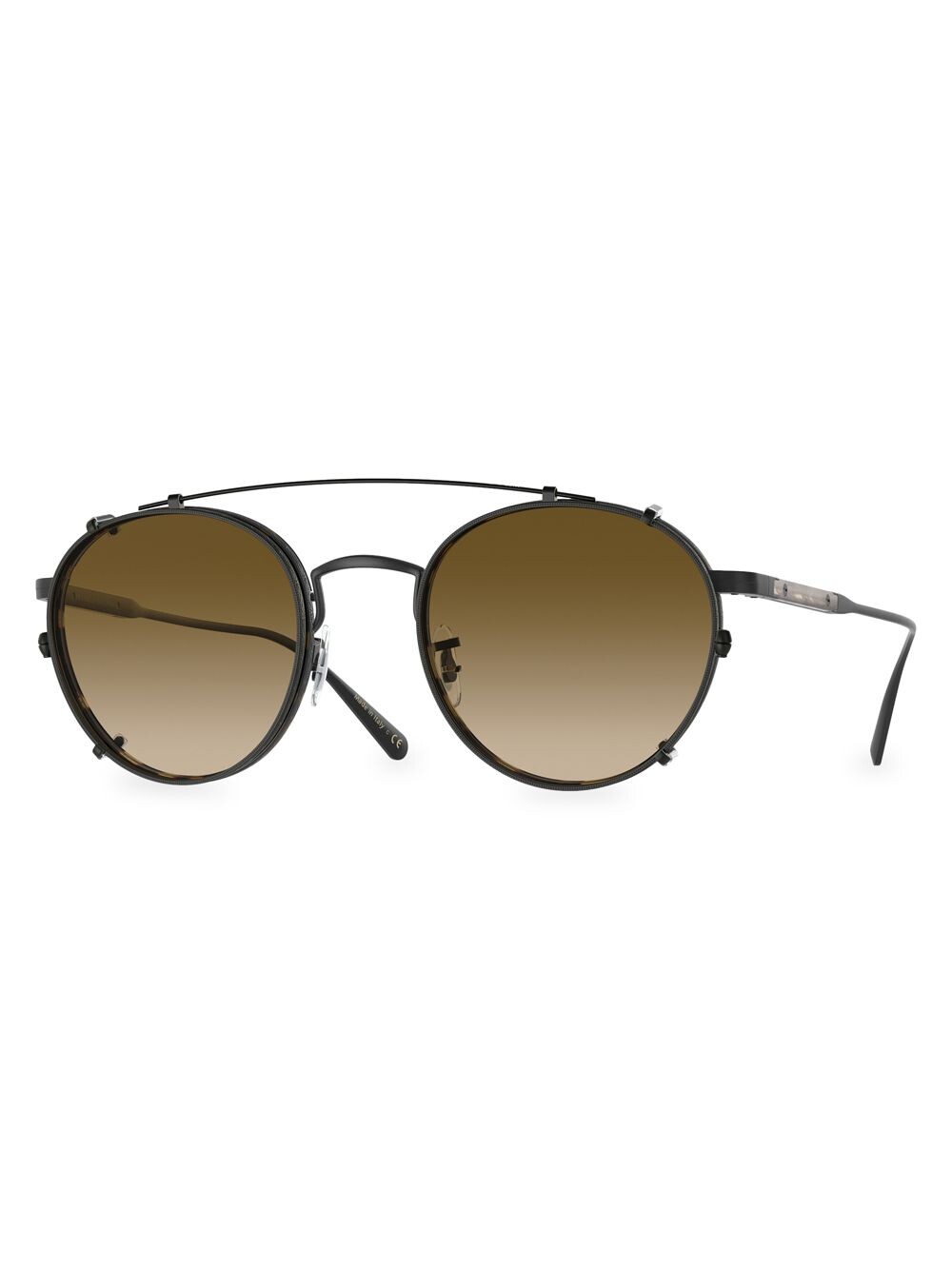 

Солнцезащитные очки Artemio 48MM Pantos Brunello Cucinelli & Oliver Peoples, черный