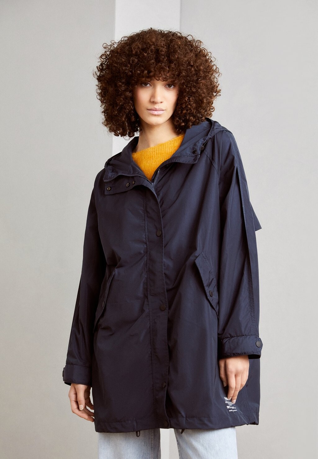 

Парка COAT WOMAN Ecoalf, темно-синий