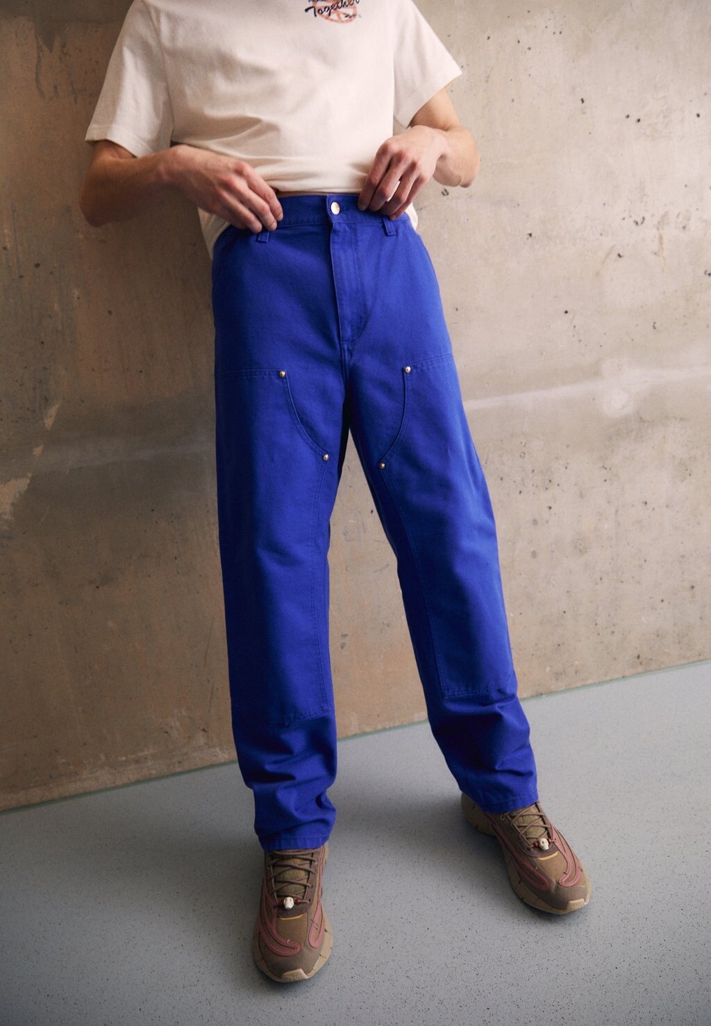 

Брюки Double Knee Pant Carhartt WIP, лазурит