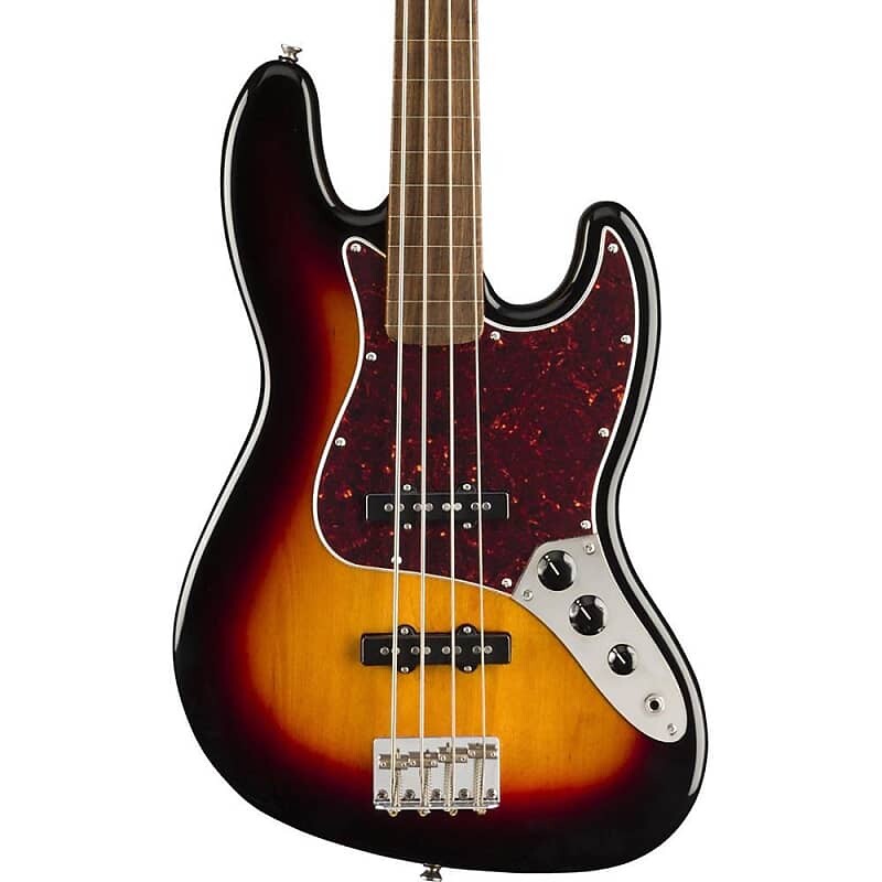 

Басс гитара Squier Classic Vibe '60s Fretless Jazz Bass 3-Color Sunburst