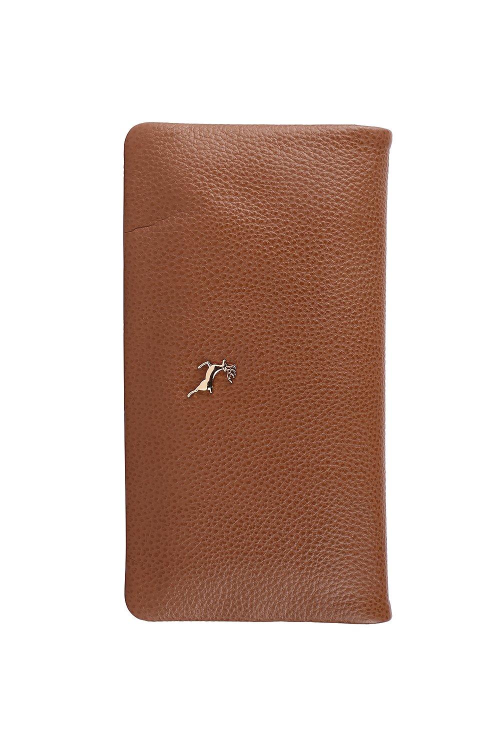 Большой кошелек для утренника из натуральной кожи «Liberty» Ashwood Leather, коричневый