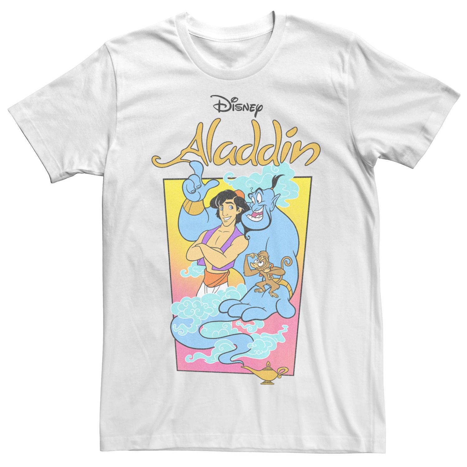 цена Мужская футболка с винтажным плакатом Disney Aladdin