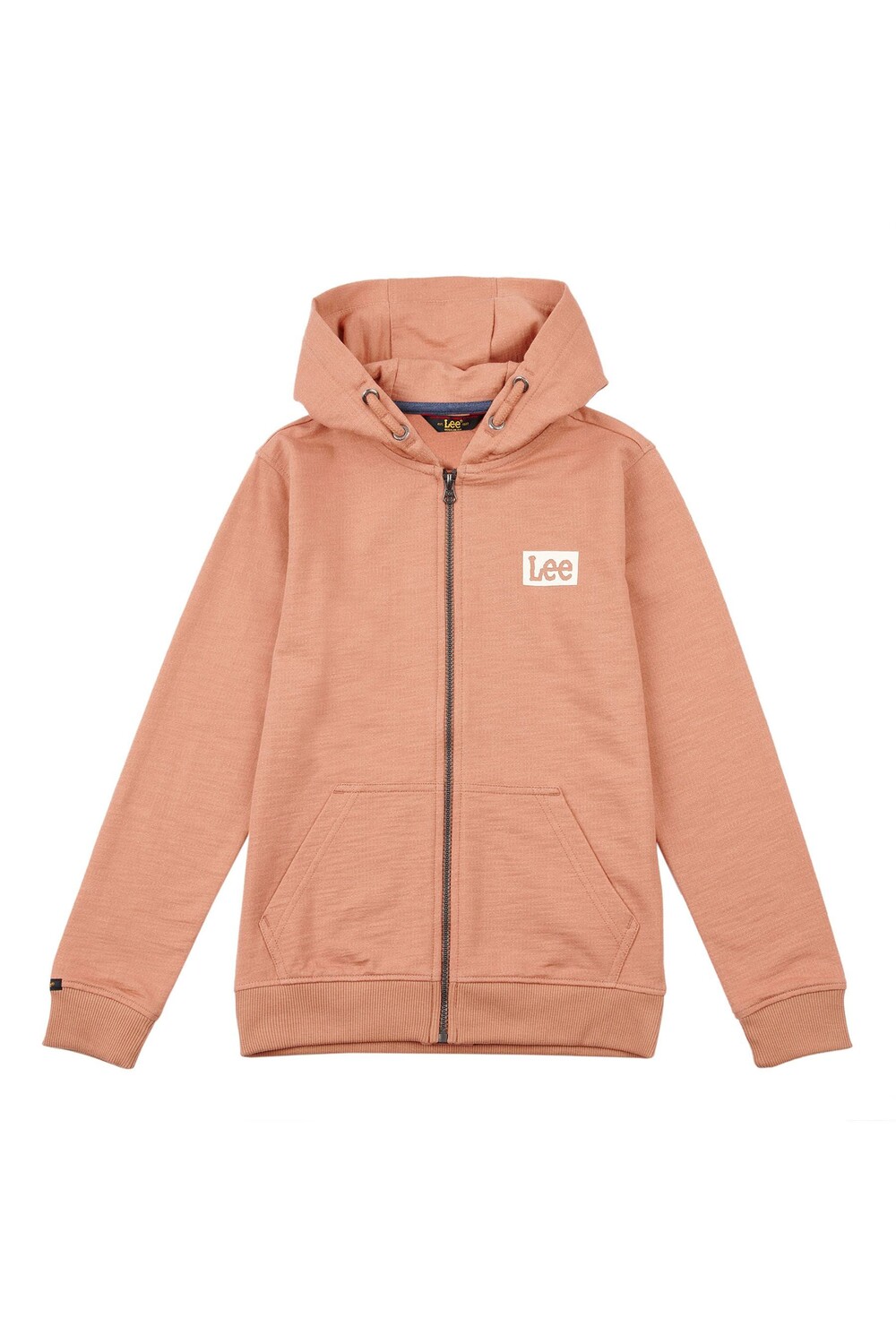 

Свитер Stamp с капюшоном и застежкой-молнией для мальчиков Lee, коричневый