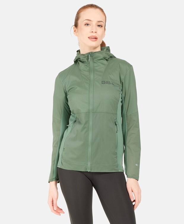 

Дождевик Jack Wolfskin, зеленый