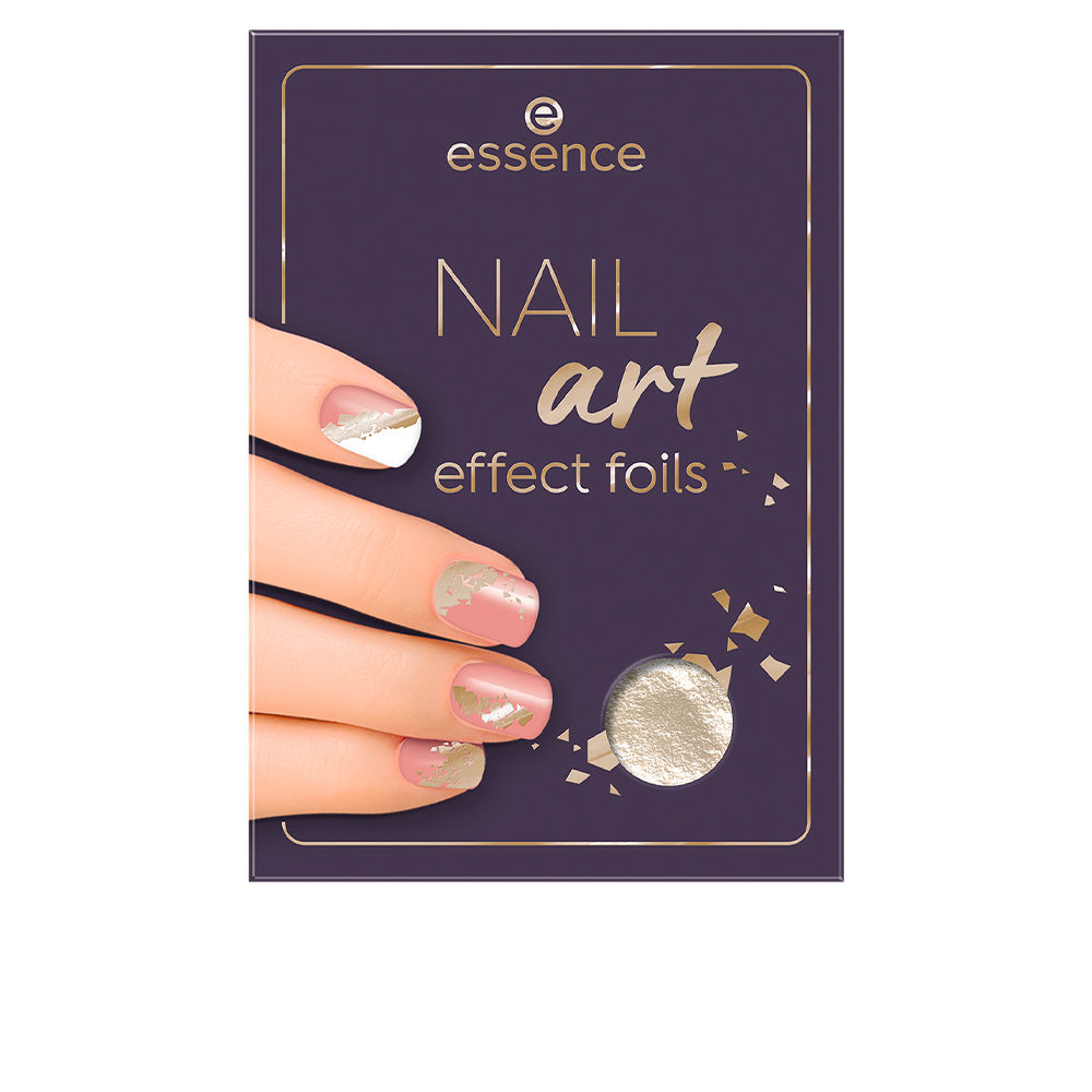 цена Накладные ногти Nail art láminas para uñas Essence, 1 шт, 01-golden galaxy
